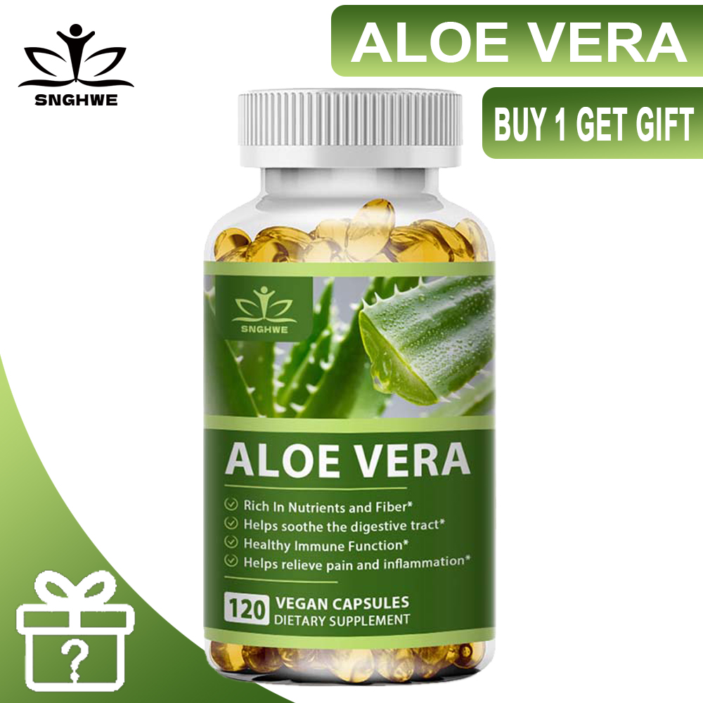 แคปซูลว่านหางจระเข้ออร์แกนิกลด - Aloe Vera Pot บทวิจารณ์และราคา