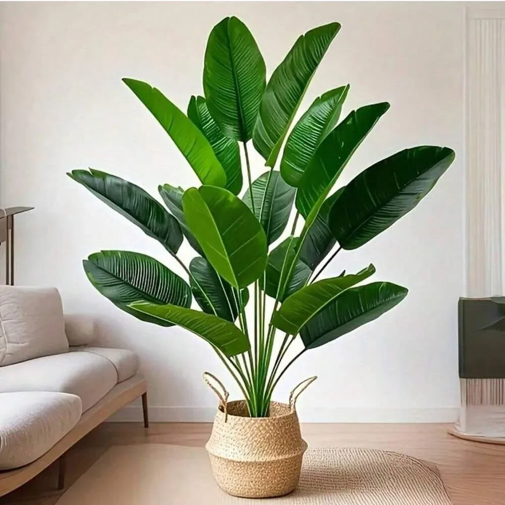 1 PC 18 ใบพืชประดิษฐ์ขนาดใหญ่ป - Dracaena Marginata บทวิจารณ์และราคา