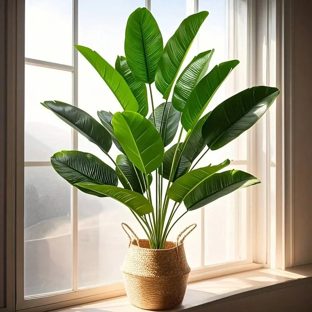 1 PC 18 ใบพืชประดิษฐ์ขนาดใหญ่ป - Dracaena Marginata บทวิจารณ์และราคา