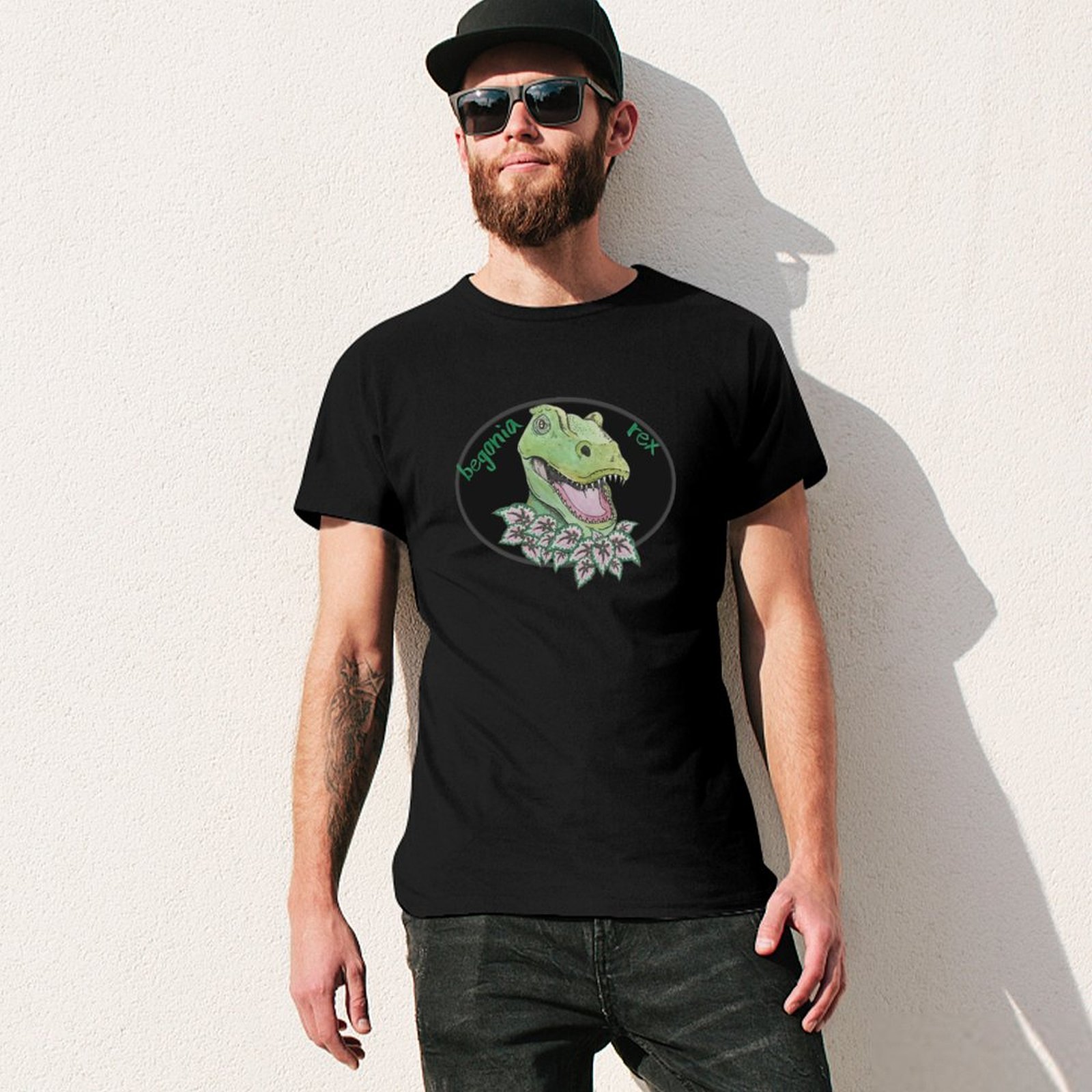 เสื้อยืดลายทีเร็กซ์เบโกเนีย เส - Begonia Rex บทวิจารณ์และราคา